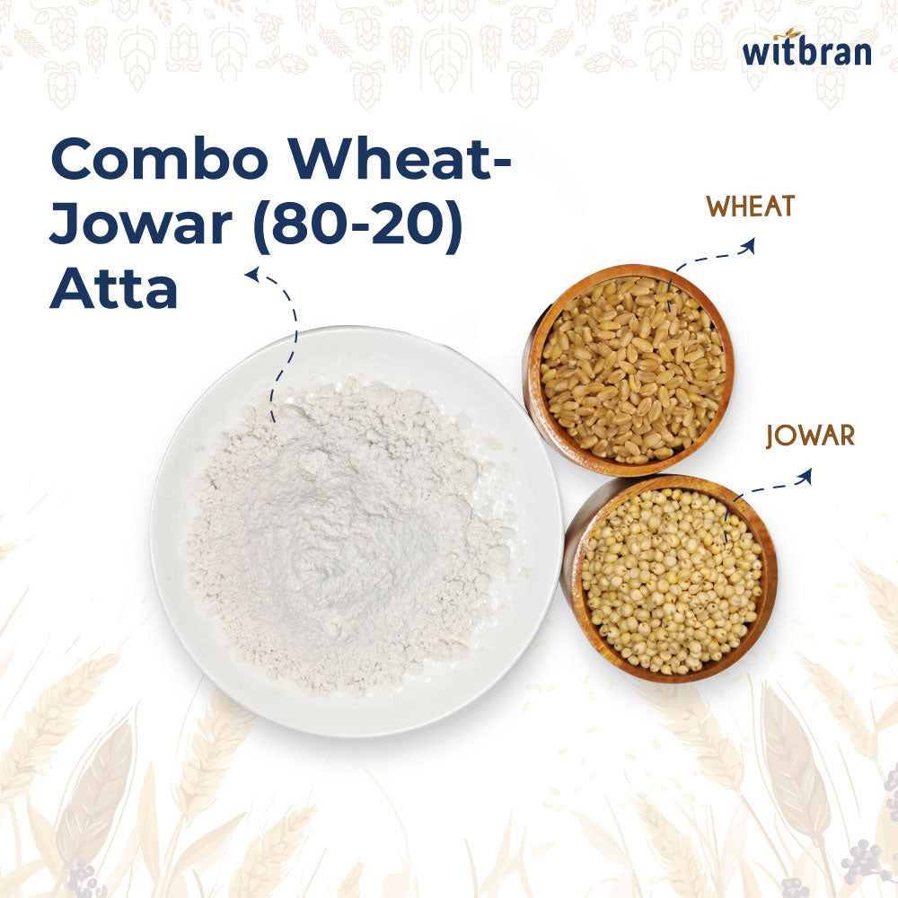 Wheat & Jowar Flour - 80:20 Combo