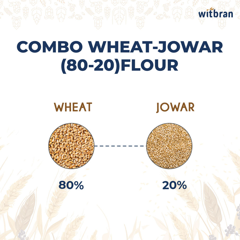 Wheat & Jowar Flour - 80:20 Combo