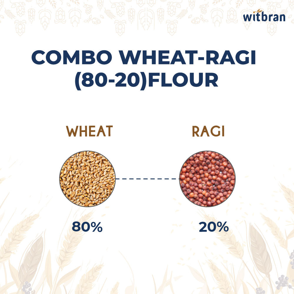 Wheat & Ragi Flour - 80:20 Combo