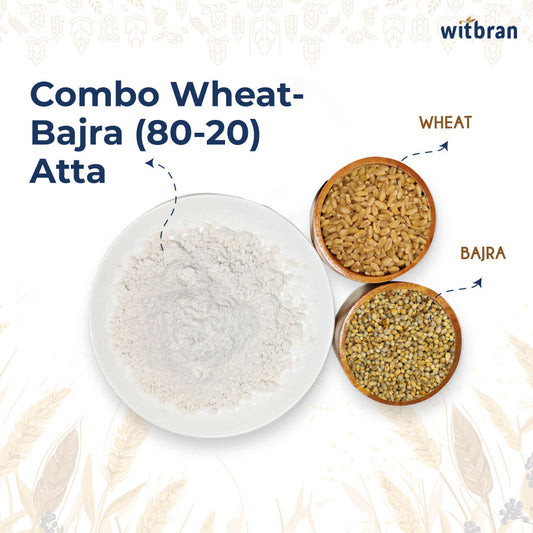 Wheat & Bajra Flour - 80:20 Combo