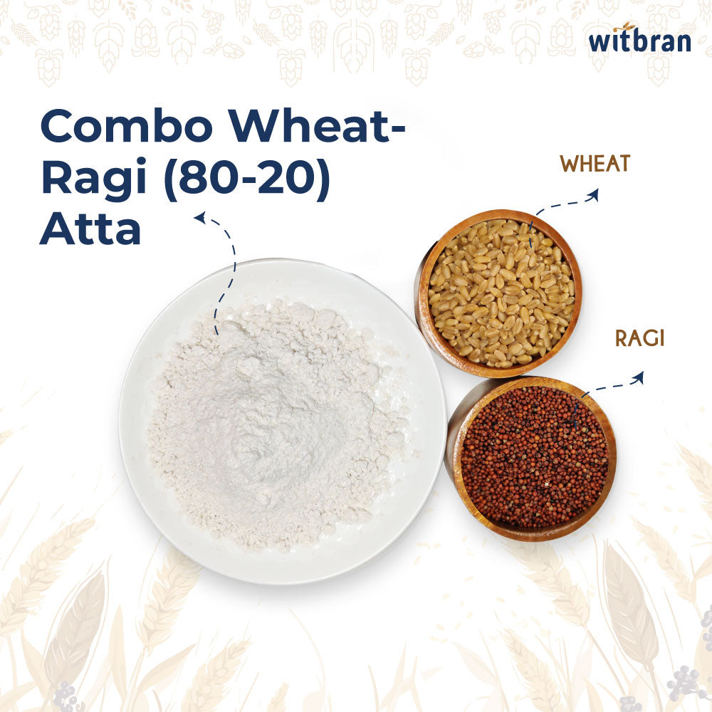 Wheat & Ragi Flour - 80:20 Combo